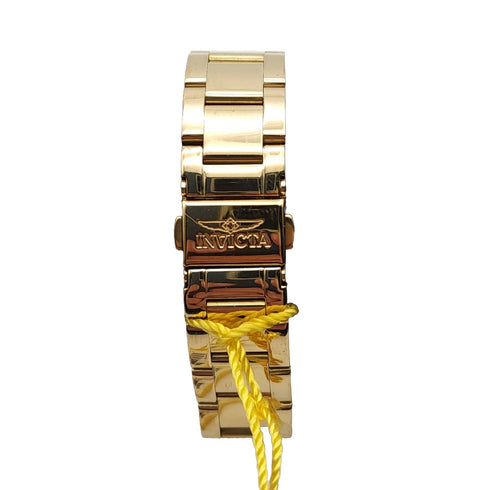 INVICTA WILDFLOWER WOMENS QUARTZ 35 MM GOLD CASE GOLD DIAL - MODEL 28826